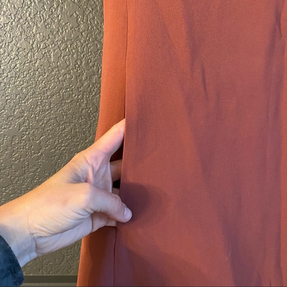 Theory v-neck banded shift dress pink rose size 4 - Picture 6 of 8